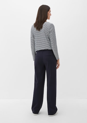 s.Oliver Loose fit Pleat-front trousers in Blue