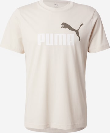 PUMA Functioneel shirt 'ESS No. 1' in Wit: voorkant