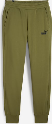 PUMA Tapered Workout Pants 'ESS' in Green: front