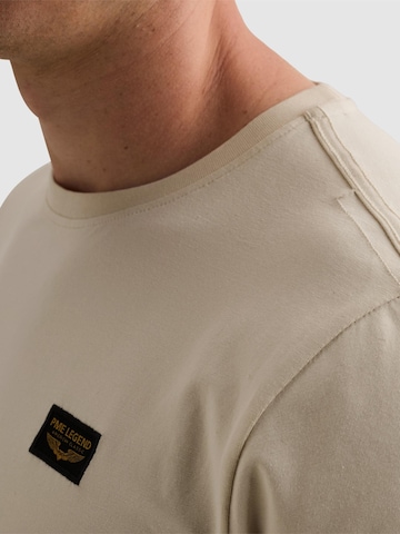 PME Legend Paita 'American Classic T-shirt in cotton with stretch' värissä beige