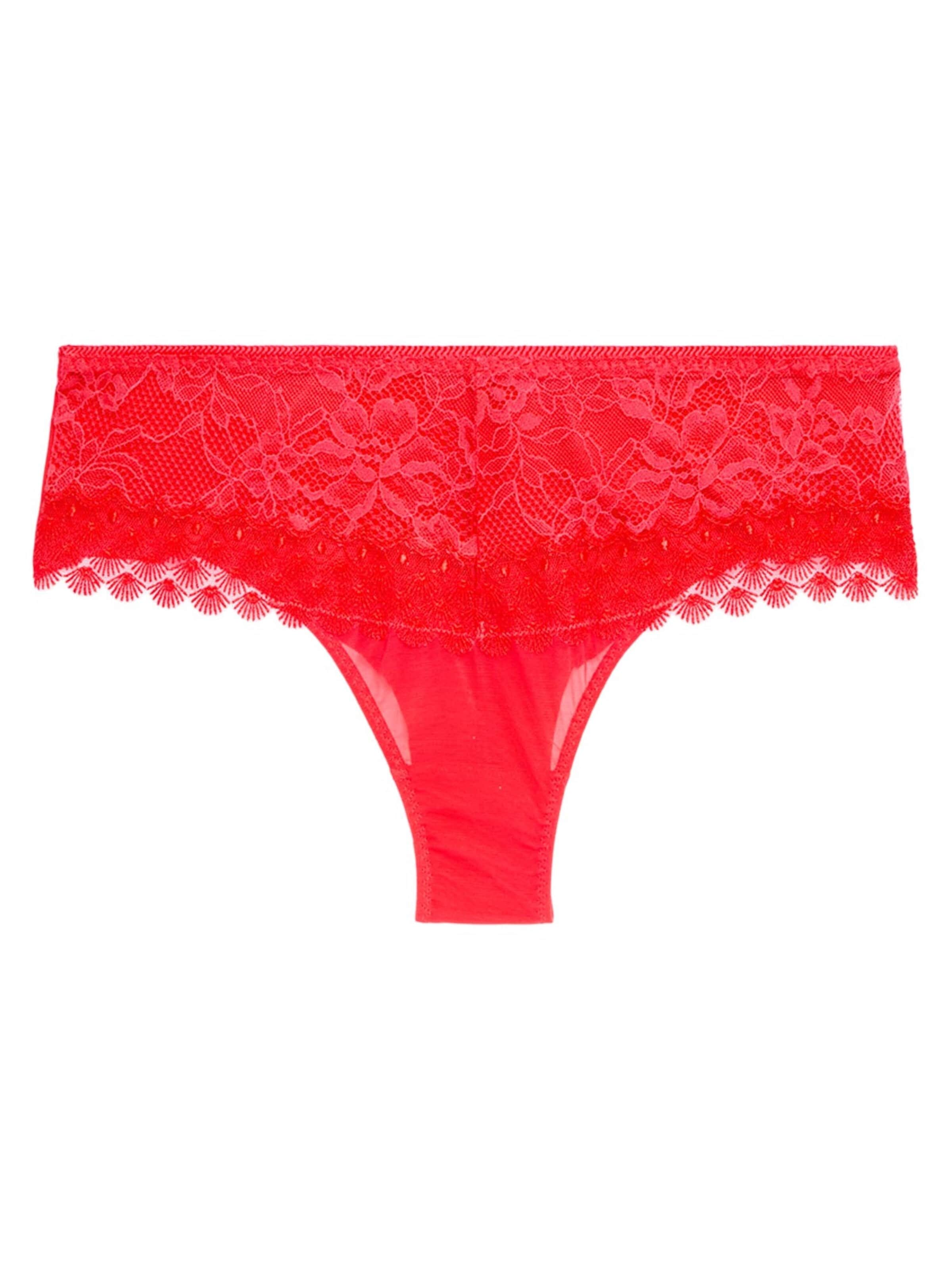 Simone Perele Broekje 'Radieuse' in Rood: voorkant