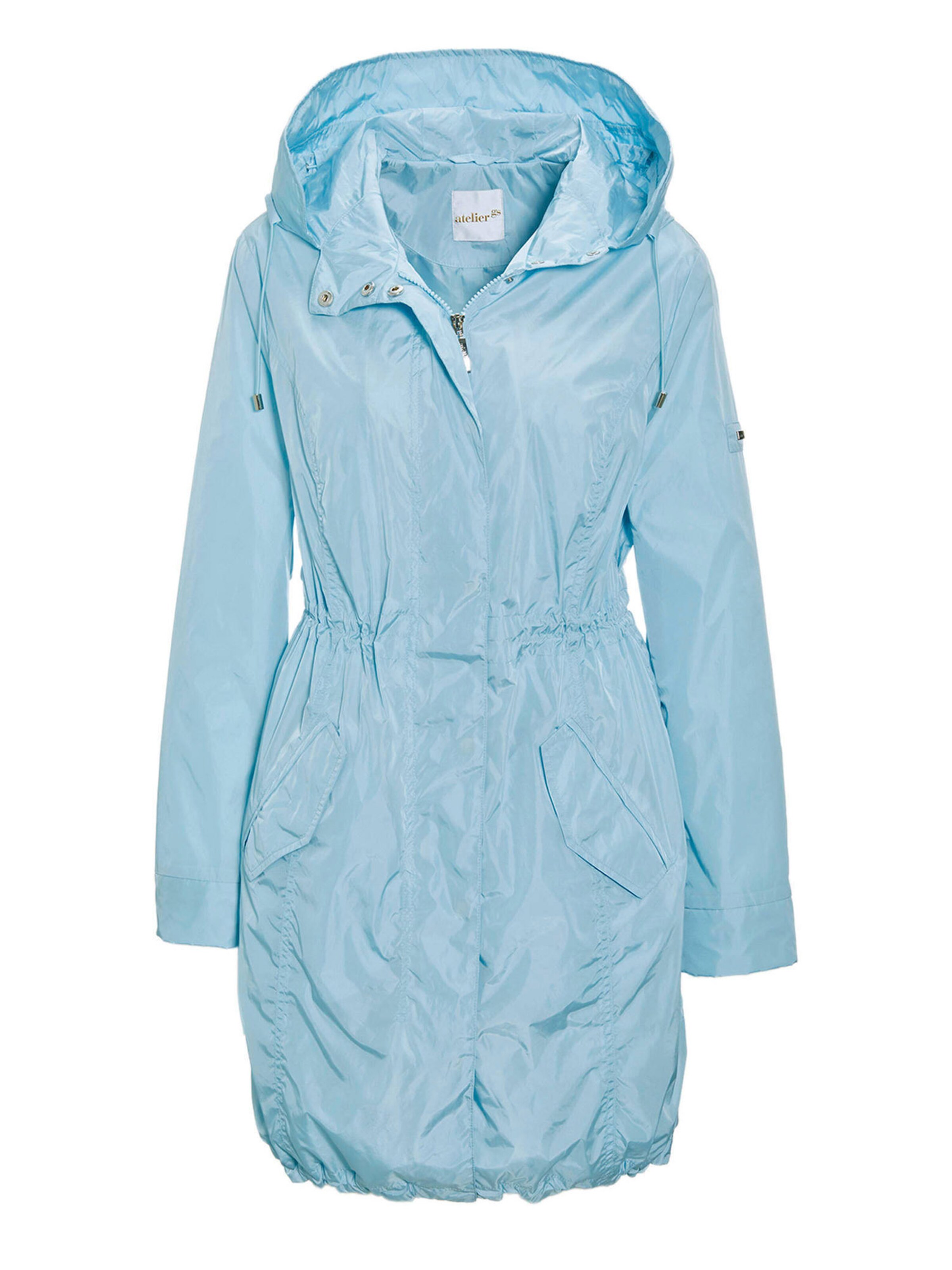 Goldner Between-seasons parka in Blue: front