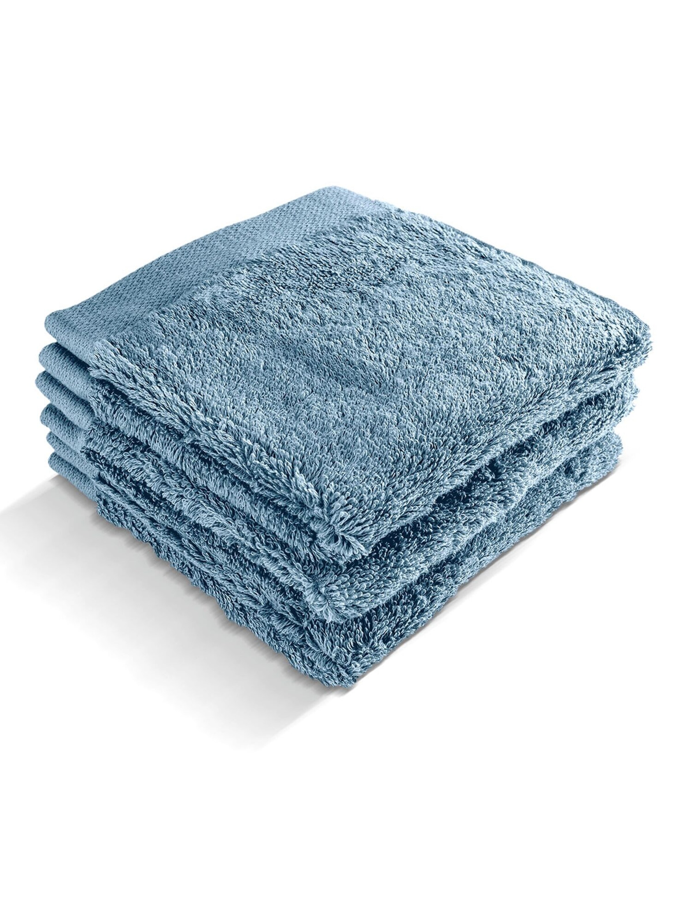 Gant de toilette Herzbach home en bleu