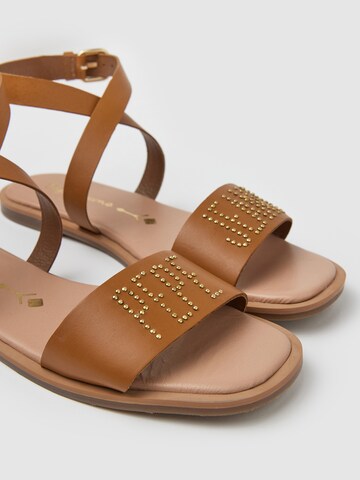 Pepe Jeans Strap Sandals 'Irma' in Brown