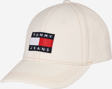 Tommy Jeans Pet in Wit: voorkant
