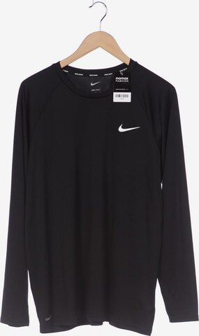 NIKE Top & Shirt in XL in Black: front
