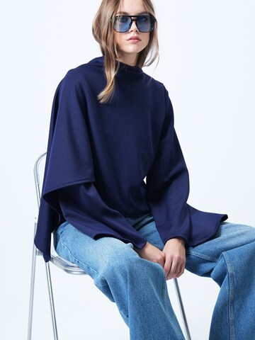 Trend Alaçatı Stili Pusero värissä sininen