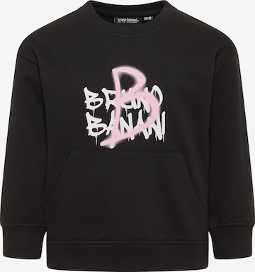 Bruno Banani Sweatshirt 'FORRESTER' in Zwart: voorkant