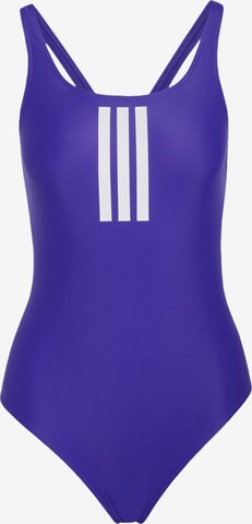 ADIDAS PERFORMANCE Sports swimsuit in Purple: front