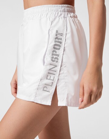 Plein Sport Regular Sports trousers in White