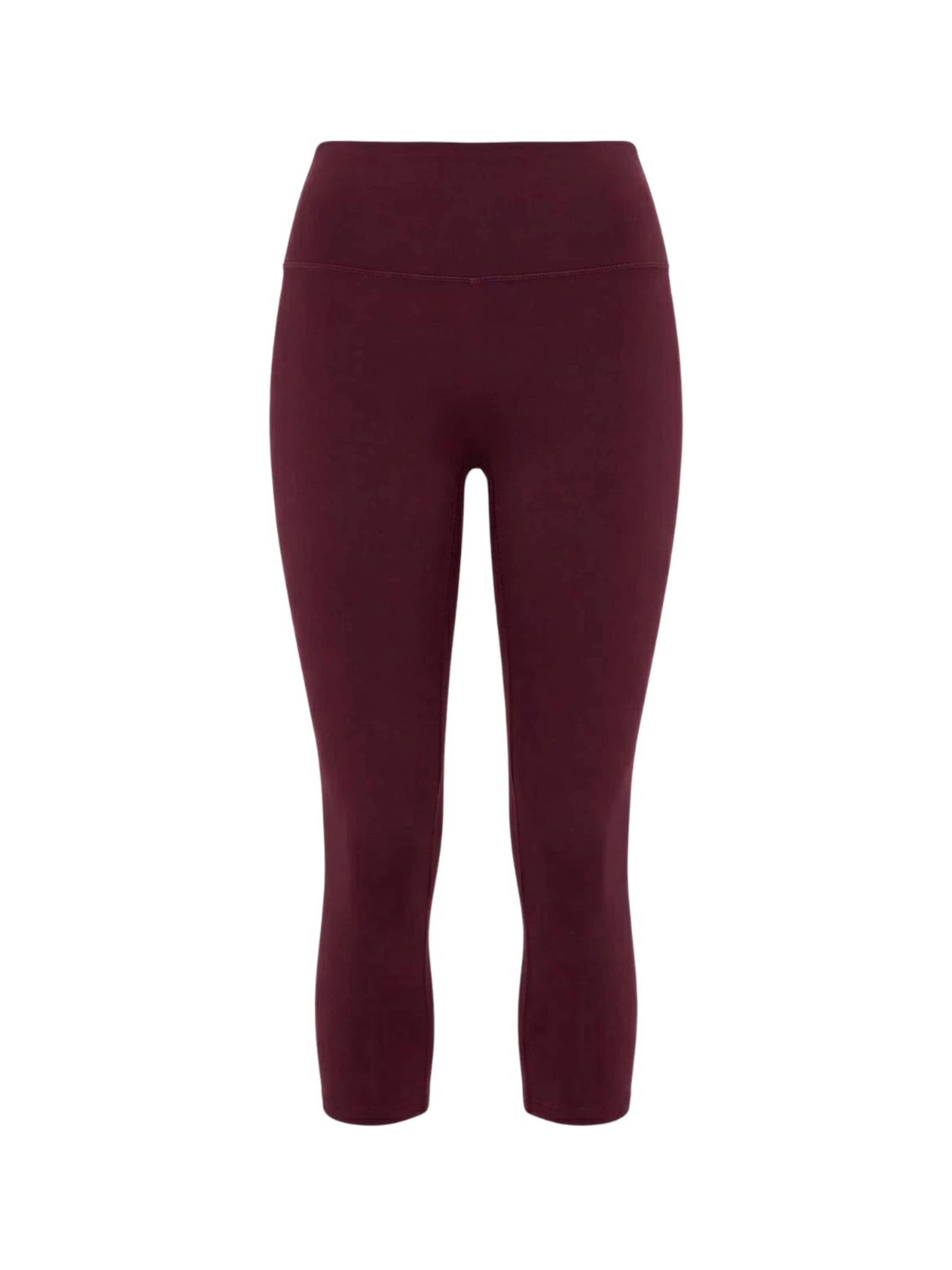 YO-GAYA Skinny Leggings in Rood: voorkant