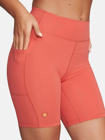 GOLD´S GYM APPAREL Skinny Sports trousers 'JODIE' in Orange