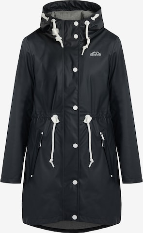 ICEBOUND Raincoat in Blue: front