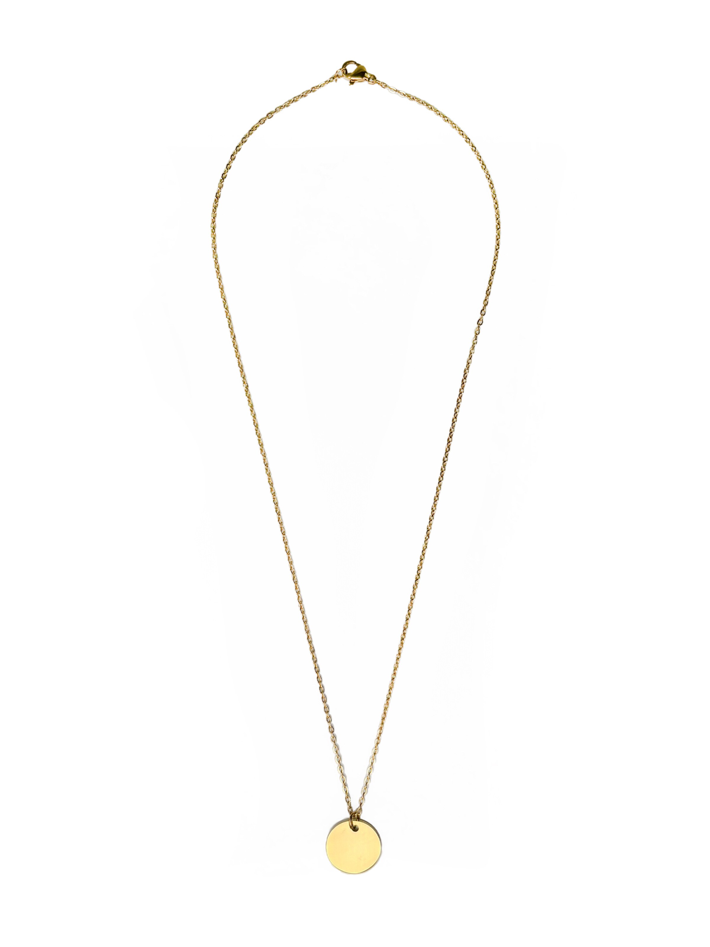 lePelou Ketting 'SERIN' in Goud: voorkant