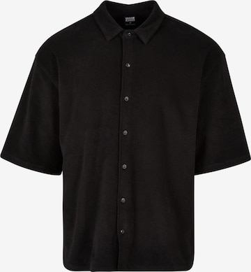 Urban Classics Средняя посадка Рубашка в Черный: спереди