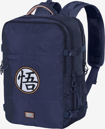 Dragon Ball Rucksack 'Dragon Ball 悟' in Blau: Vorderseite
