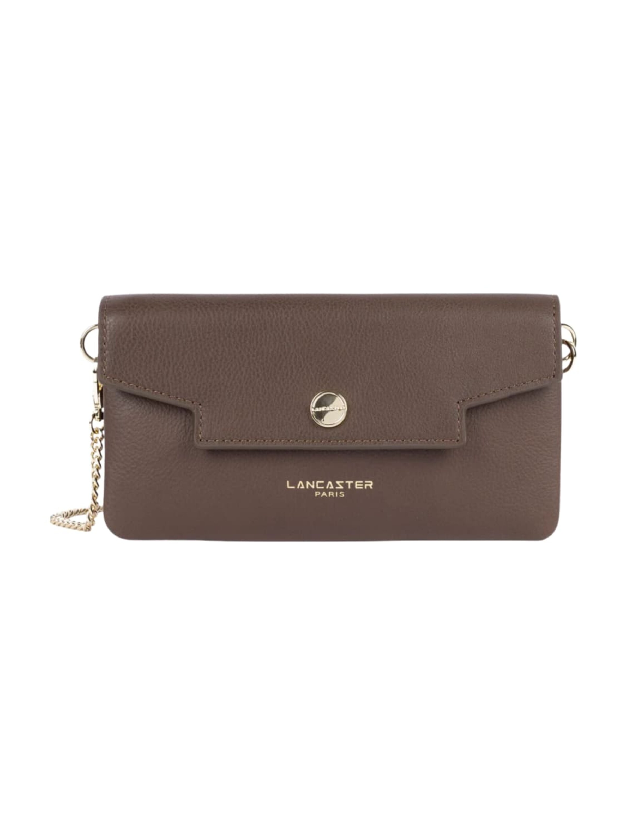LANCASTER Paris Schoudertas 'Lancaster Paris Pochette A rabat avec pression S Mademoiselle Grace Marron' in Bruin: voorkant