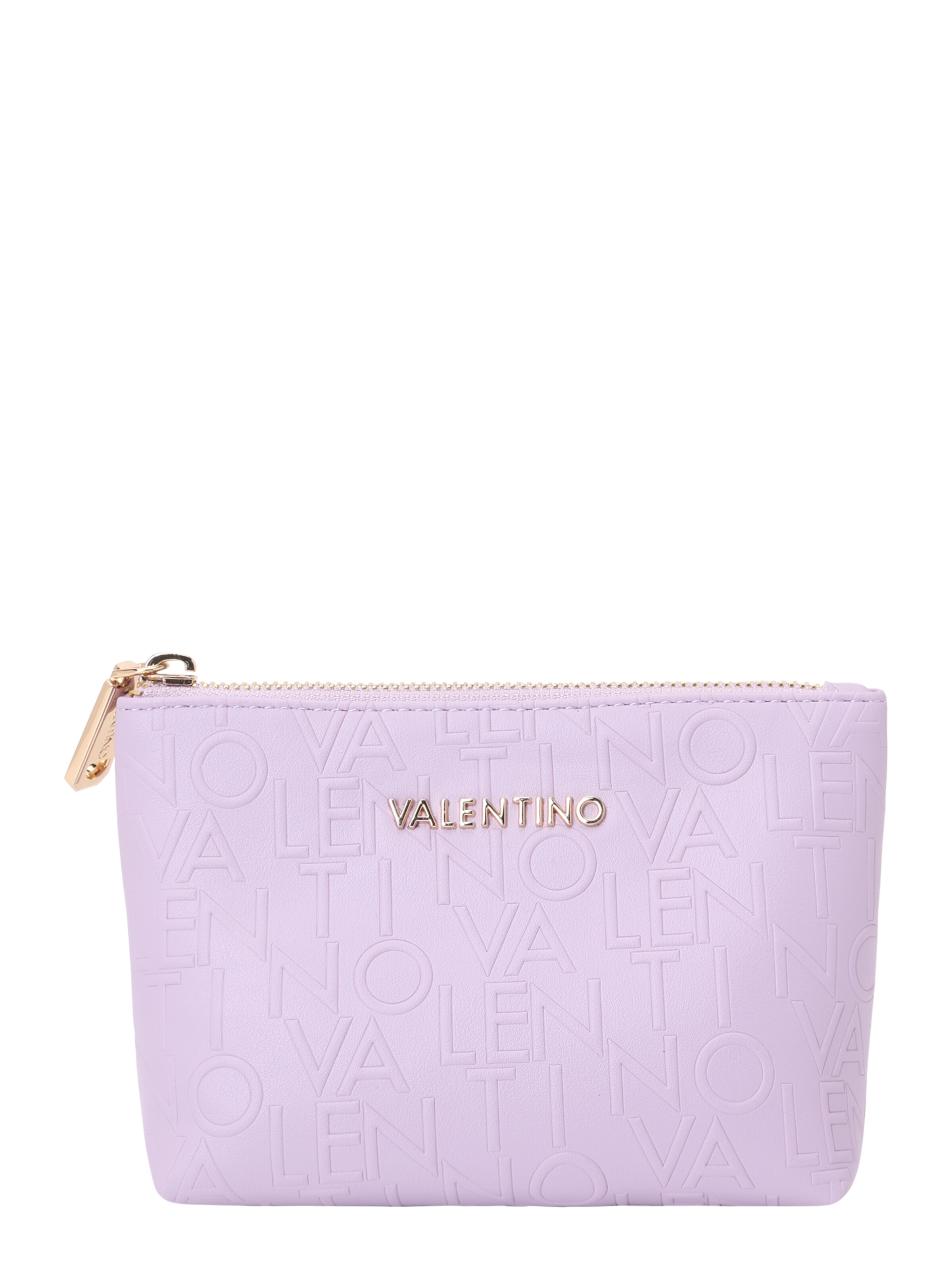 Beauty case 'BEAUTIES' di Valentino Bags in lilla: frontale