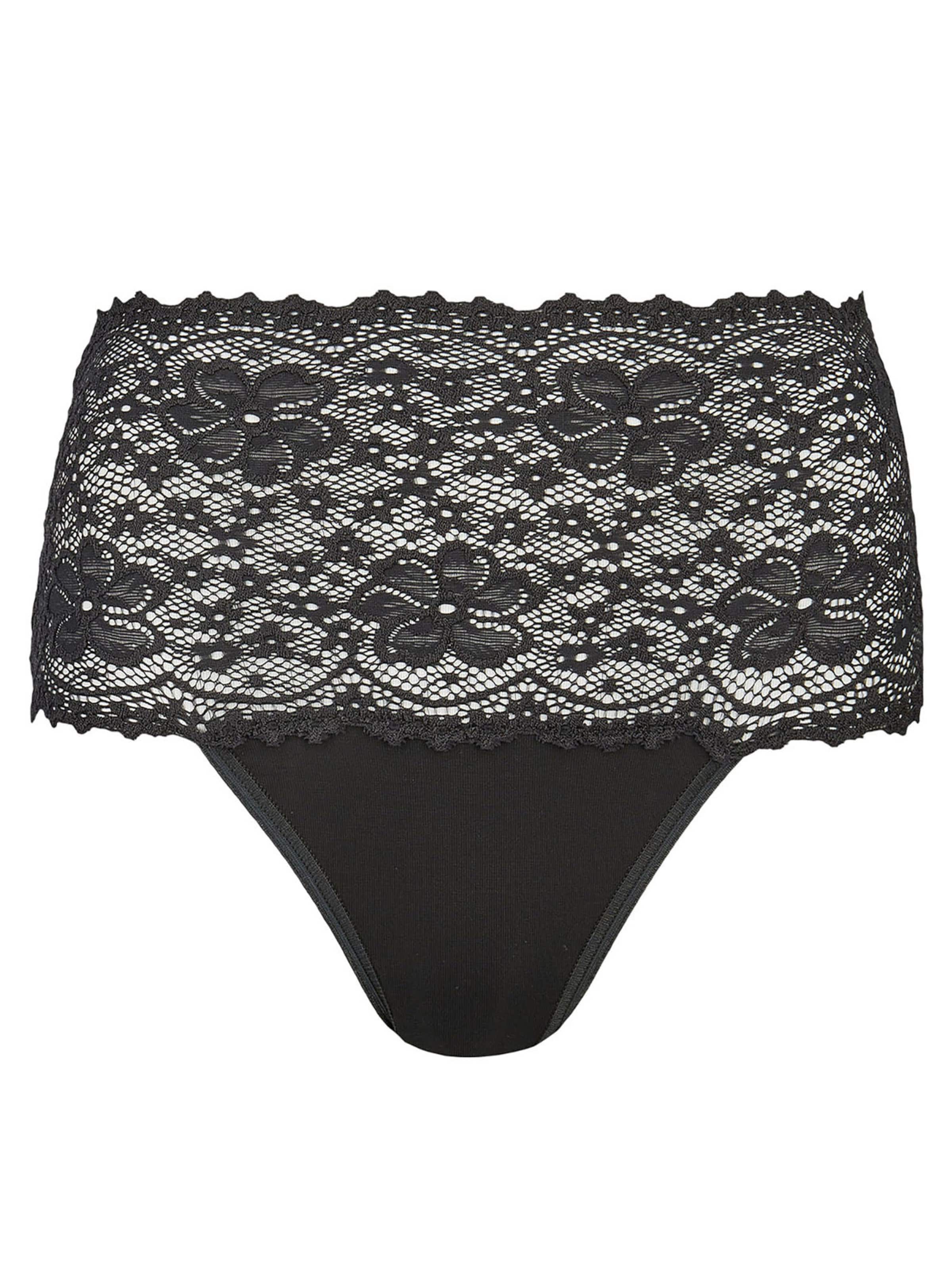 Nina von C. Panty 'Millefleurs' in Black: front