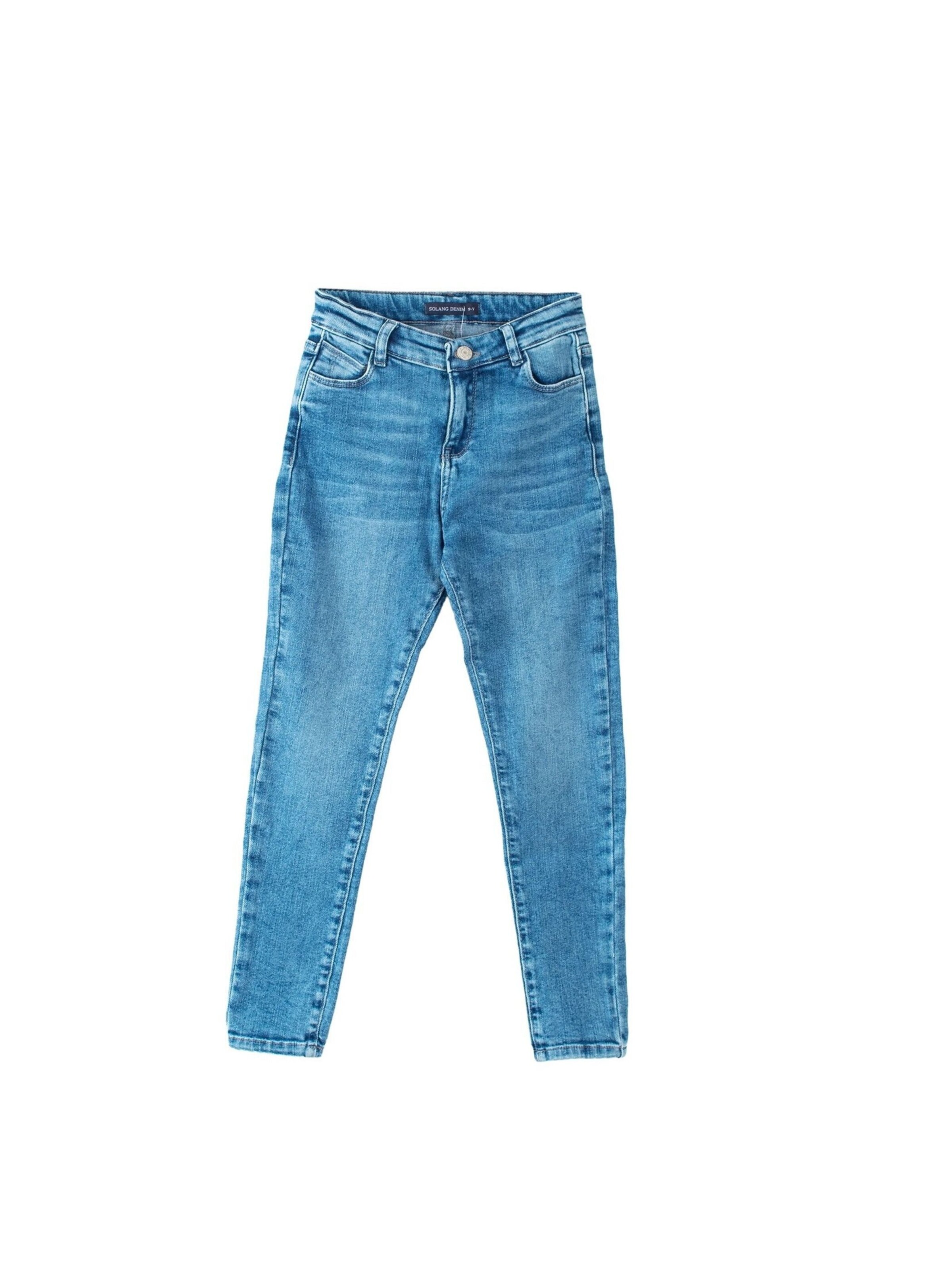 Solang Skinny Hose Skinny-Denim Jeans in Blau: Vorderseite