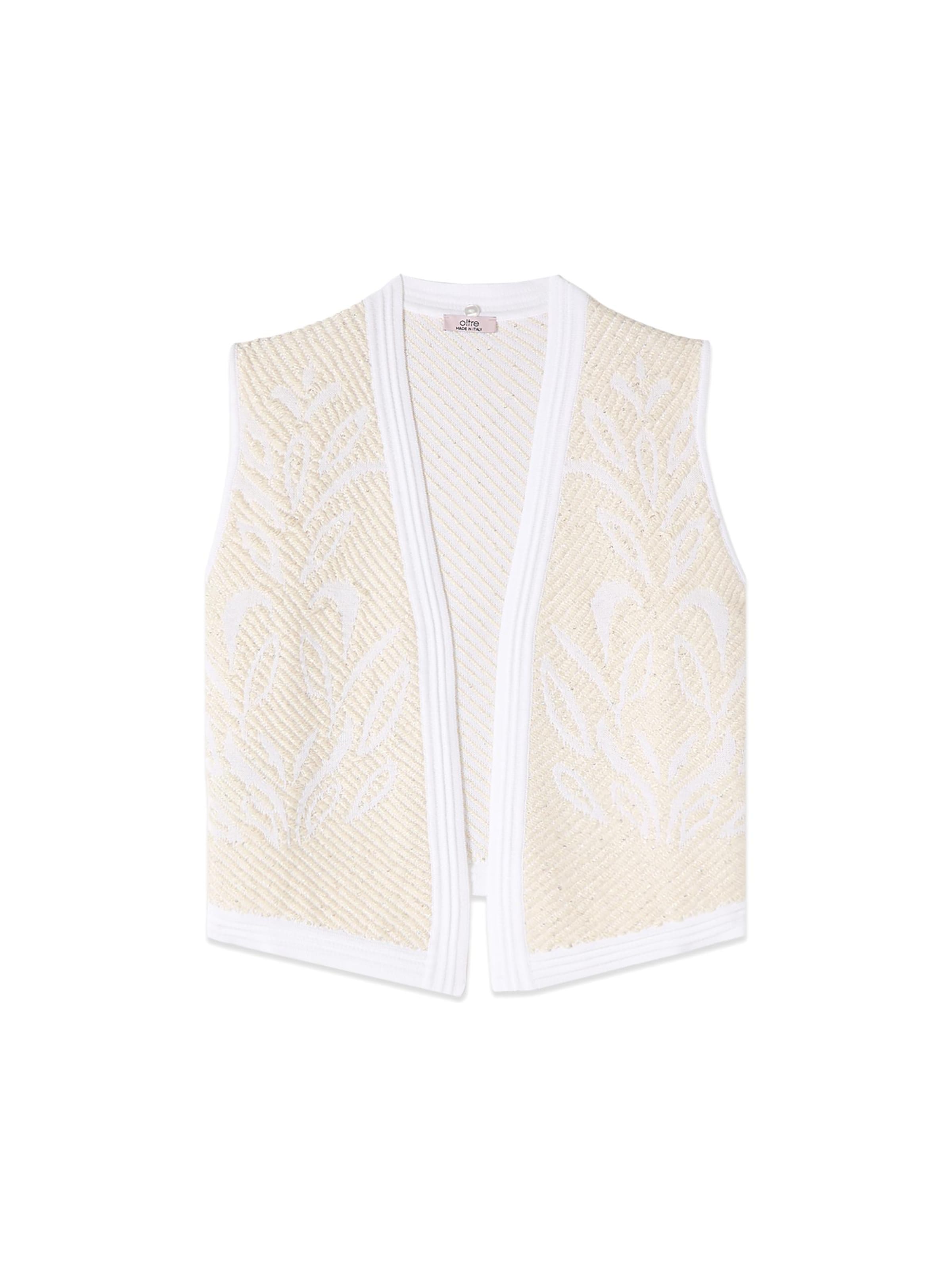 Pull-over oltre en blanc : devant