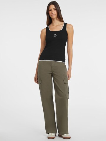 GUESS JEANS Top in Schwarz