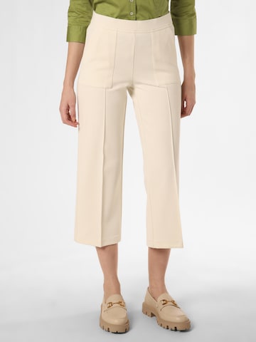 Cambio Loose fit Pleated Pants 'Cameron' in Beige: front