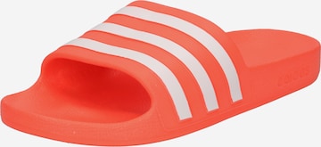ADIDAS PERFORMANCE Beach & Pool Shoes 'Adilette Aqua' in Orange: front