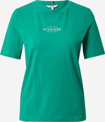 TOMMY HILFIGER Shirt in Groen: voorkant