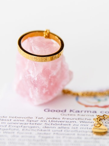 Divasya Necklace 'Good Karma comes back' in Gold