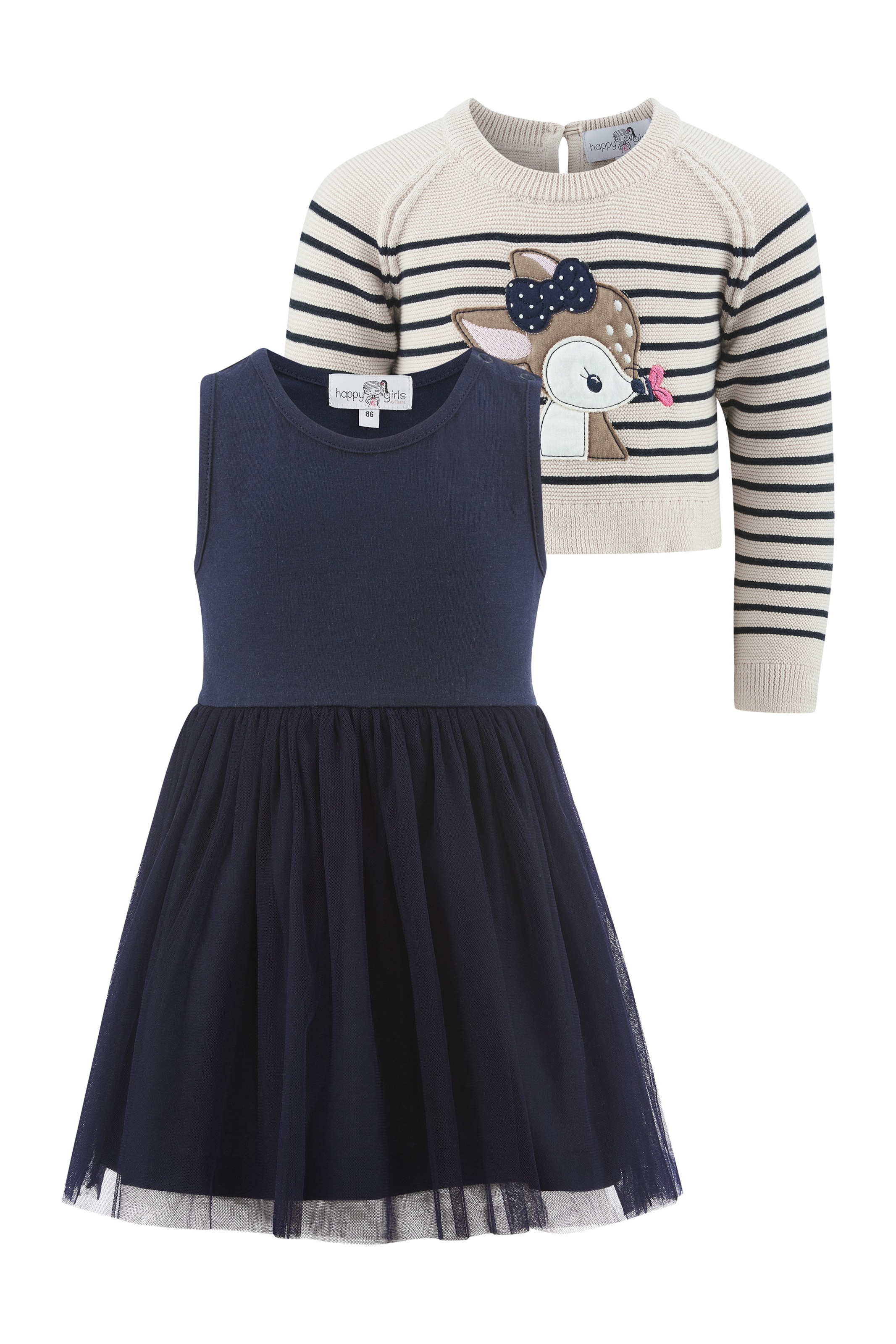 happy girls - Conjunto en azul