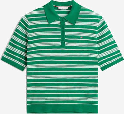 TOMMY HILFIGER Pulover u zelena / bijela, Pregled proizvoda