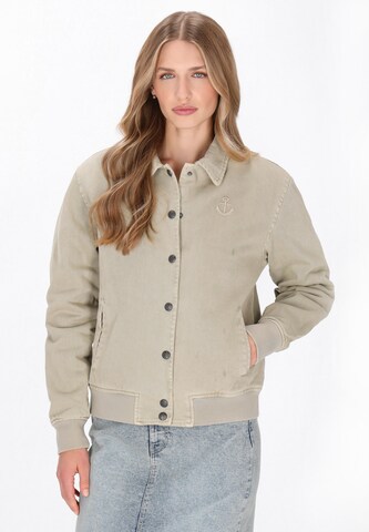 Veste mi-saison DreiMaster Vintage en beige : devant