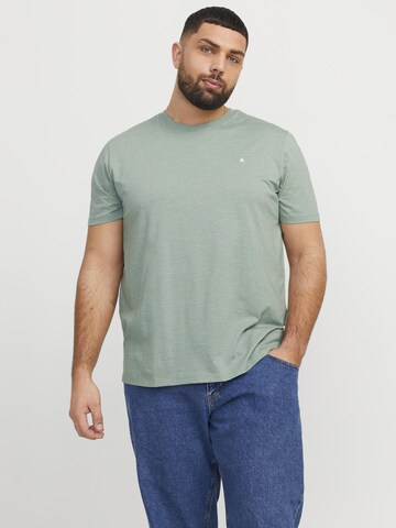 Jack & Jones Plus Shirt 'JJEPaulos' in Groen: voorkant