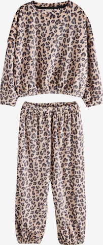 Pyjama Next en marron : devant