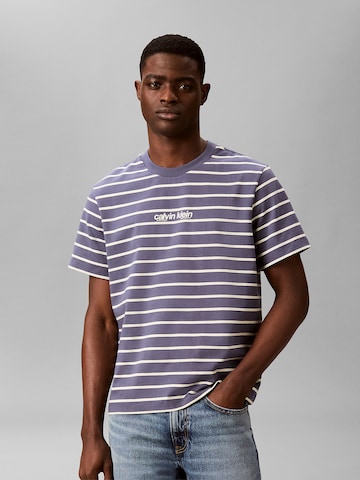 Calvin Klein Jeans T-Shirt in Blau: Vorderseite