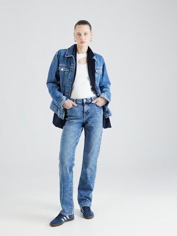 PIECES regular Jeans 'KELLY' i blå