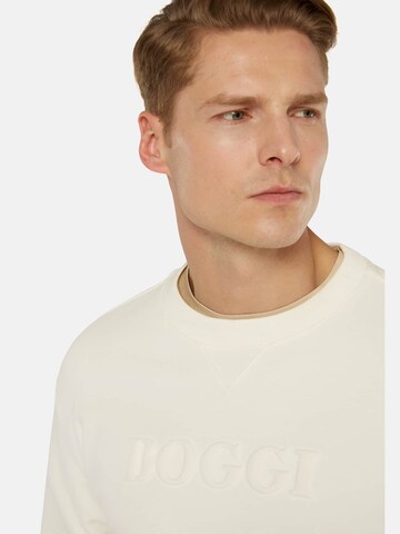 Sweat-shirt Boggi Milano en blanc