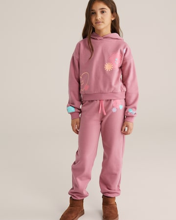 WE Fashion tavaline Püksid, värv roosa