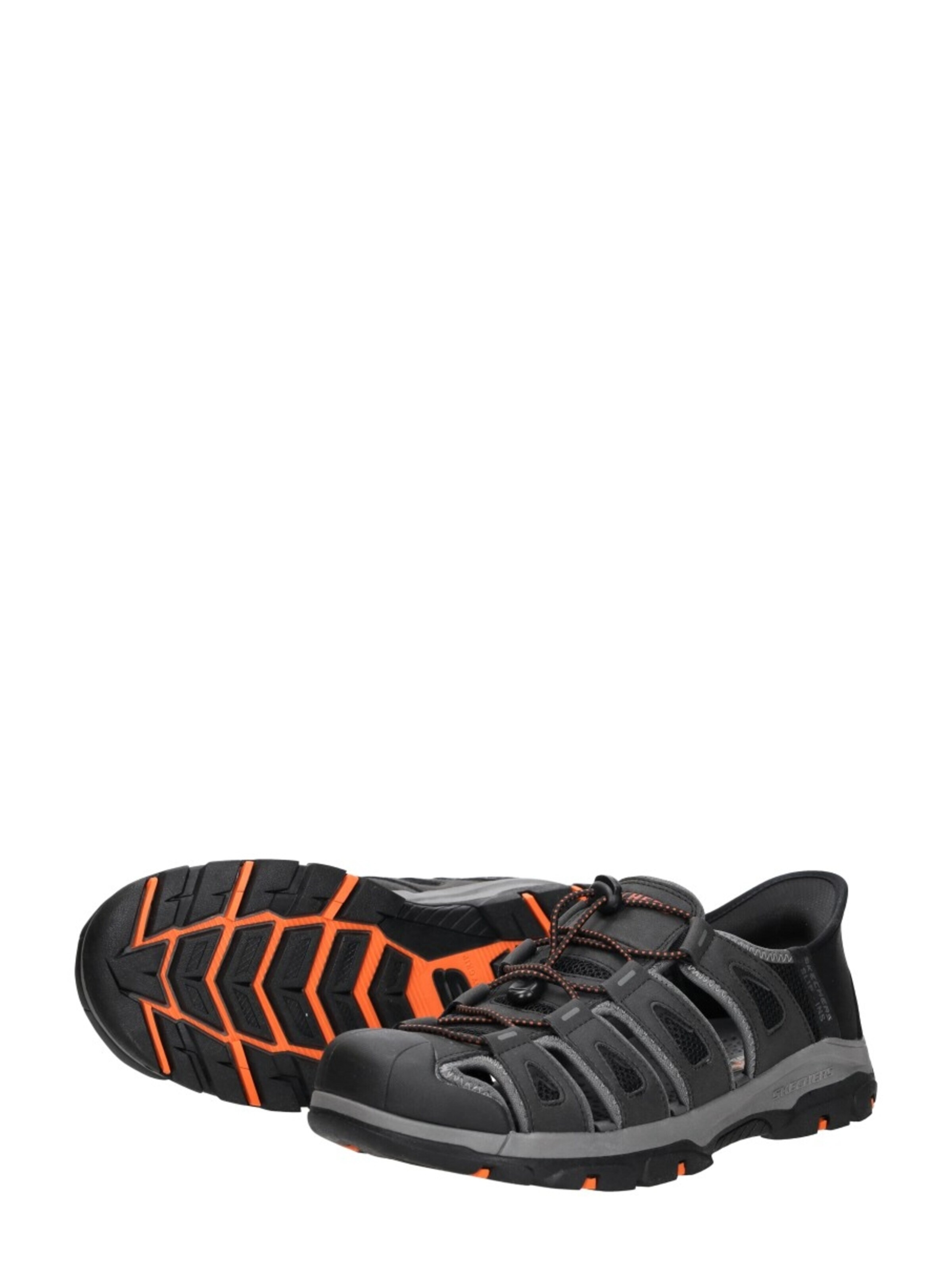 SKECHERS Sandalen 'Slip-Ins: Relaxed Fit' in Zwart
