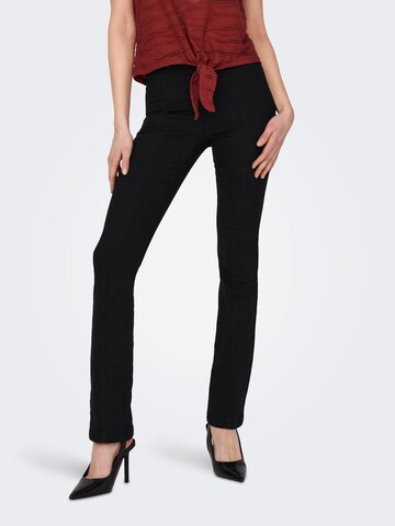 ONLY Regular Jeggings 'PAIGE' in Schwarz: predná strana