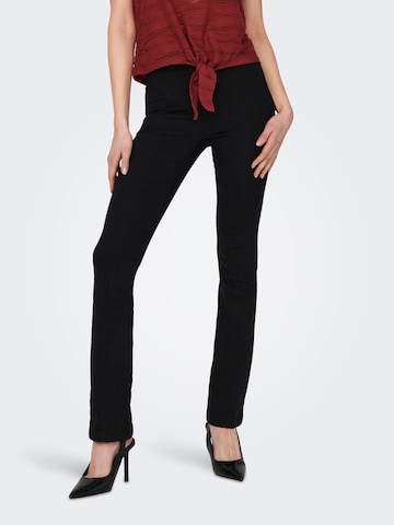 ONLY - regular Jeggings 'PAIGE' en negro: frente