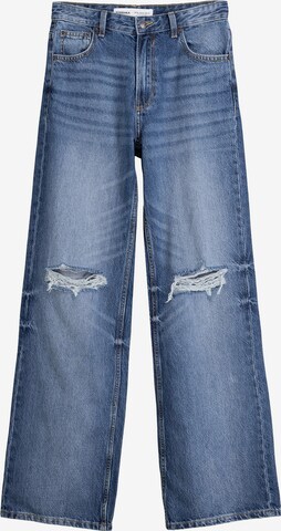 Bershka Jeans in Blauw: voorkant