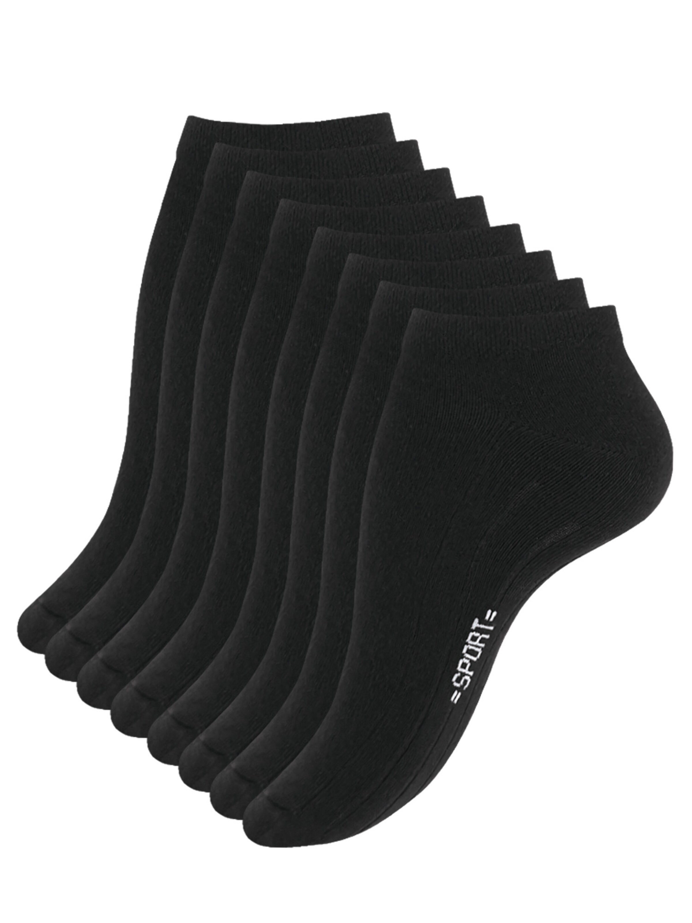 Cotton Prime Socken in schwarz / weiß, Produktansicht