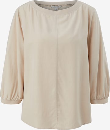 comma casual identity Bluse i beige: forside