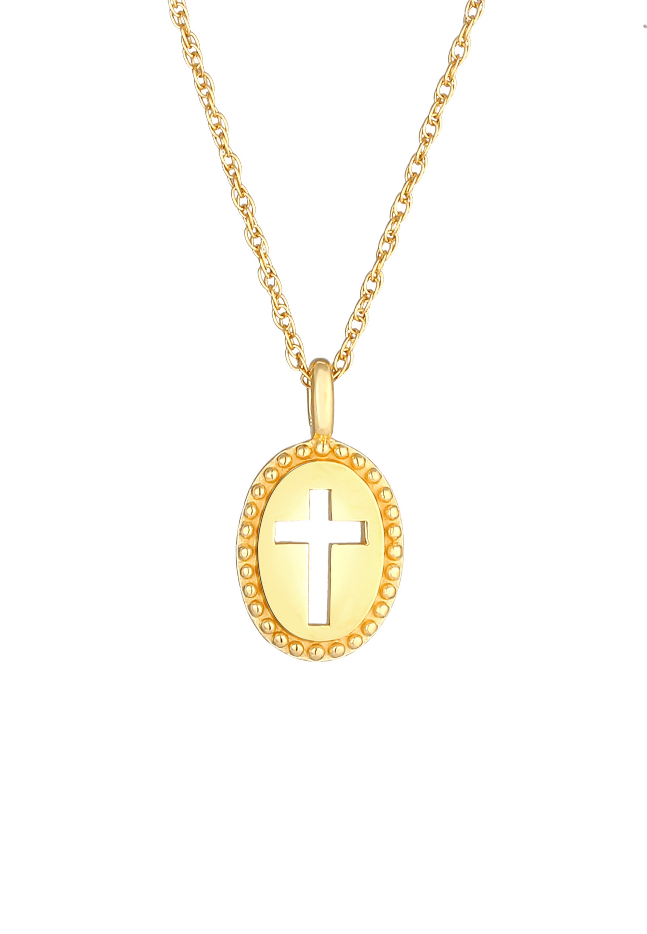 Frauen Schmuck ELLI Halskette Kreuz in Gold - LE77244
