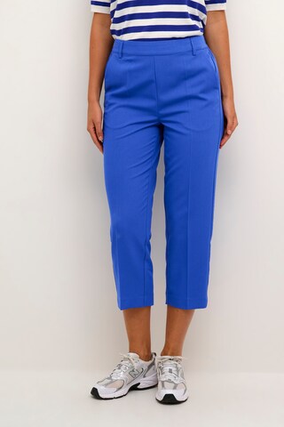 Kaffe Loosefit Pantalon 'Sakura' in Blauw: voorkant