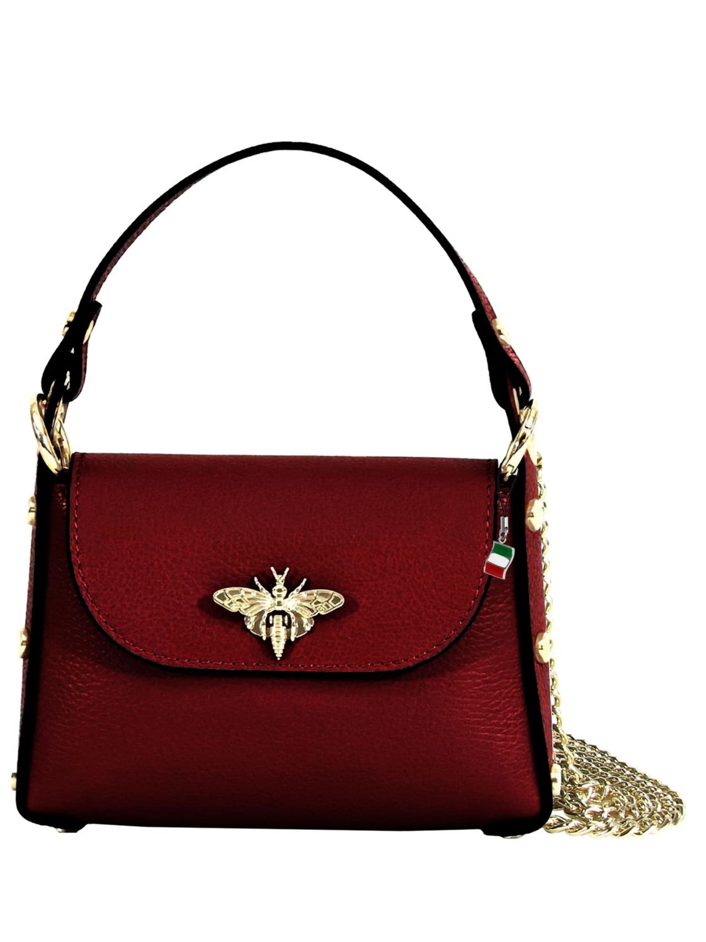 Florence Shoulder Bag in Red: front