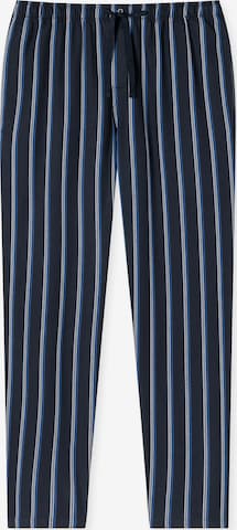 SCHIESSER Regular Workout Pants ' Mix & Relax ' in Blue: front