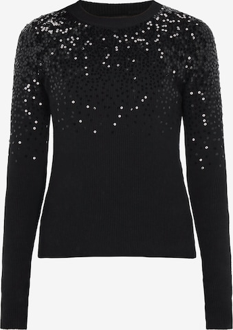 usha BLACK LABEL - Pullover em preto: frente